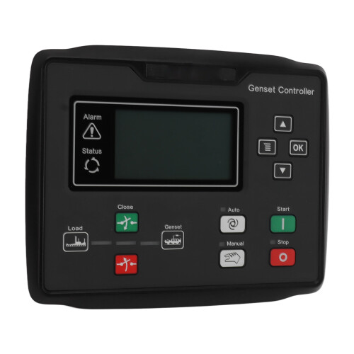Diesel Generator Controller LCD Display Easy to Read IP65 Waterproof Generator Set Control Panel 8 to 35V 1