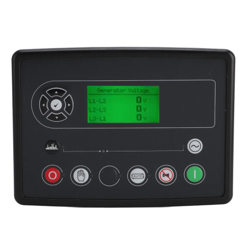 Diesel Generator Controller Module Supports PLC Function 8 to 35V 6110MKIII Manual Self Start Electronic Generator Controller Control Panel 1