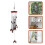 Courtyard Wind Chime Metall Außen Retro Anhänger 5