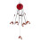 Courtyard Wind Chime Metall Außen Retro Anhänger 6