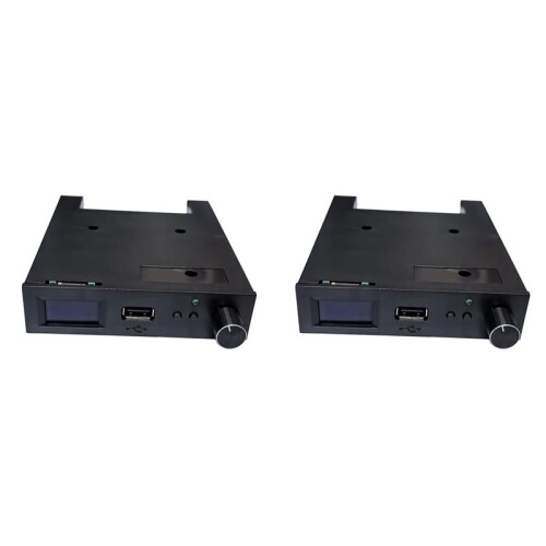 2X SFRM44-U100LQD-435 Floppy Drive Emulator with OLED Screen & Rotary Encoder Flash Floppy Drive