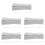 650pcs Cable Organizer Binding Packaging Wire Twist Ties White 150x2.2mm 1
