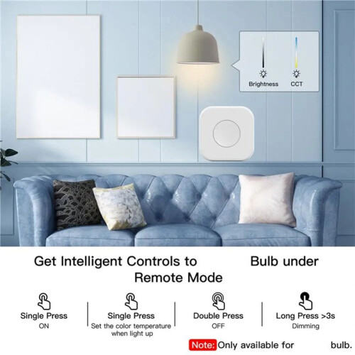 5X Tuya Zigbee Button  Scene  Intelligent Linkage Wireless  Automation Work with  Life