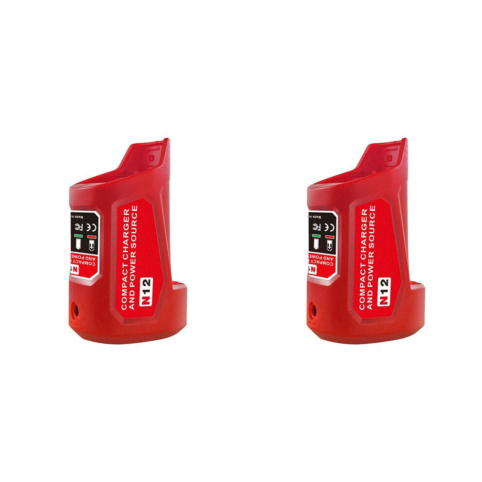 2X N12 Battery Power Source Adapter For 12V M12 Battery Power Wheel Charger Adapter With 12V Port Usb2.0 6032112195484