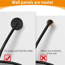 4Pcs Cable Routing Kit for Starlink, Cable Feed Through Bushings for 1Inch Wall Hole, Ethernet Cable Wall Grommet,Black
