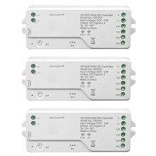 3X SPI WiFi RGB LED Controller DR03W Tuya Wifi LED Controller for WS2811 WS2812B WS2815 Addressable RGB LED Strip Work