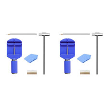 2X Kit de Herramientas para Quitar Eslabones Reloj, Kit de Herramientas para Dimensionar Correa del Reloj para Ajustar Pulsera del Reloj