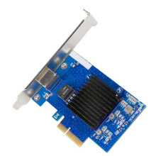 10X Carte Réseau PCI-E PCI-E X4 Adaptateur de Carte Réseau Serveur Gigabit 10G à Port Unique AQC107 Ethernet NIC pour Ordinateur de Bureau