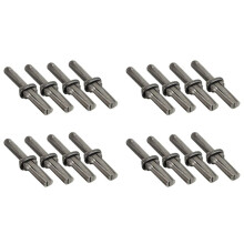 16 Pieces of Stone Cleavers, Wedges, Stonecutters, Stone Breaking Tools, Iron Chisels, Hand Tools Set