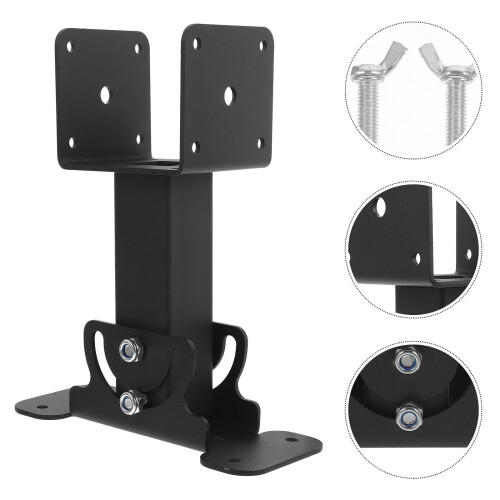 Patio Bracket Pergola Baldachin Gazebo Halterung Schwarz 2