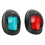 2 pièces LED de navigation IP66 12V 3W Rouge/Vert 14