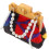 1Stk Schwarze Plüsch Messengertasche Mit Perlenkette Und Holzgriff 6