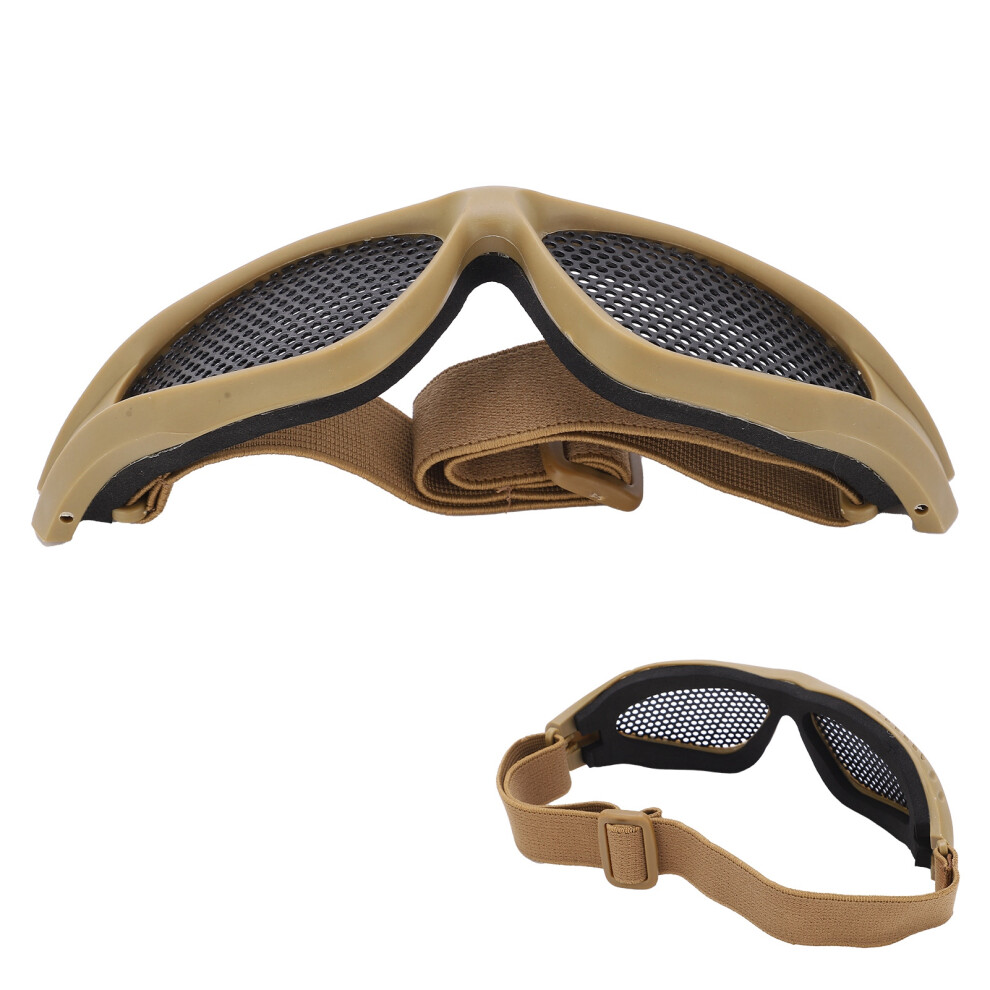 Impact Resistant Mesh Safety Goggles For Shooting, Riding, Mud Color 7671390716968