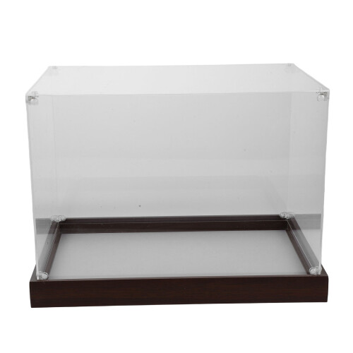 Acrylic Cap Enthusiast Display Box in Light Brown for Signed Caps