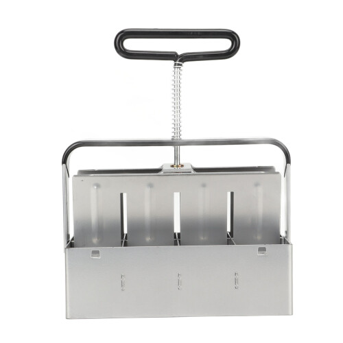Soil Blocker with Comfortable Handle 8x5cm Galvanized Iron Highly Effcient for Seedings Cuttings 1
