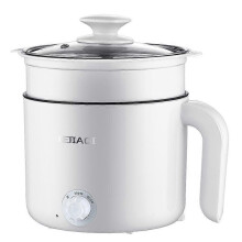 Hot Pot Electric,Electric Noodle Pot,Non-Stick Electric Cooking Pot,Rapid Noodles Cooker,1.8L Electric Ramen Cooker with gift