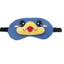 Weiche Plüsch-Schlafmaske mit niedlichem Tiermotiv – ideales Geschenk für verschiedene Anlässe wie Geburtstage. Das Satinfutter sorgt für hohen