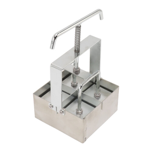 Máquina de fazer blocos de solo de 2 polegadas, manual, com alça, para mudas e outras ferramentas de jardinagem. 1