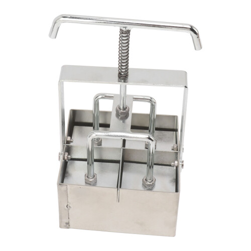 Máquina de fazer blocos de solo de 2 polegadas, manual, com alça, para mudas e outras ferramentas de jardinagem. 2