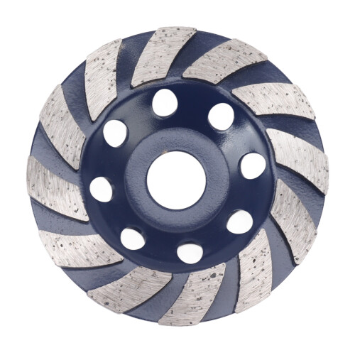 Disco de desbaste turbo de 4 polegadas em aço manganês 65 para concreto, granito, pedra e mármore. 1