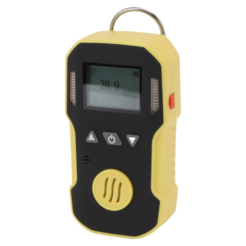 Detector de Oxigênio 0-30%vol 5V USB Medidor de Gás Oxigênio Portátil com Visor LED Retroiluminado de 1,7 Polegadas 2