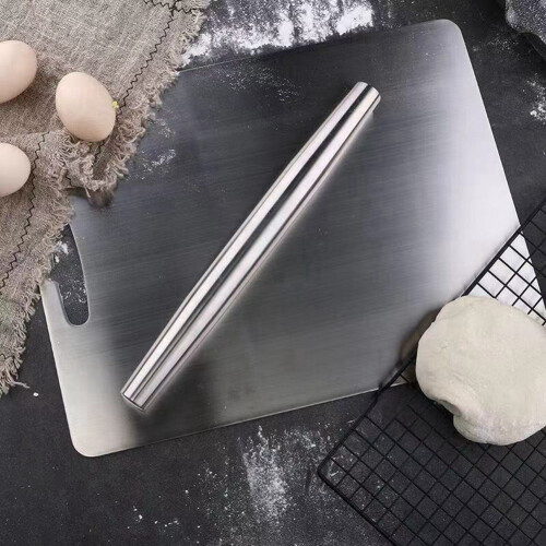 Moisture Proof Kitchen Baking Tool Household Non-Deformable Rolling Pin Flour Press