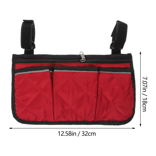 Daily Use Wheelchair Bag Polyester Pongee 1pcs 2
