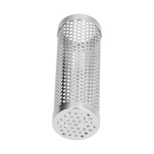 Großraum Smokerrohr aus 304 Edelstahl, 15,3x5,3 cm für Outdoor-Grillen und Camping