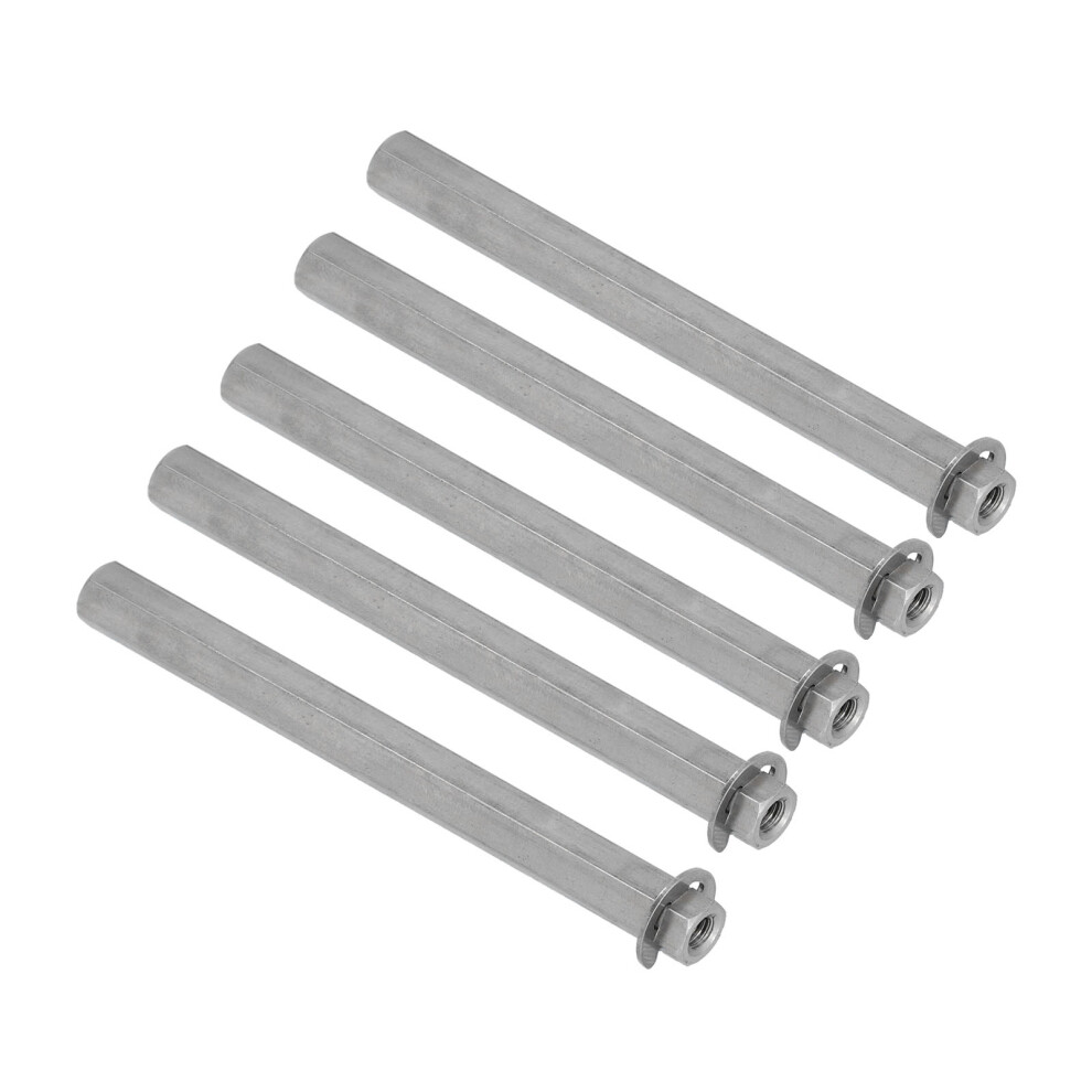 5Pcs Stainless Steel 8Mm Long Rod Nut Hex Coupling For Robotics & Equipment 3071390717646