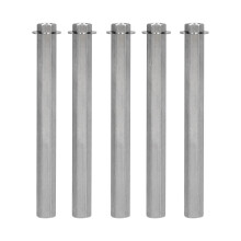 5Pcs Stainless Steel Long Rod Nut Hex Coupling for Gobilda 8mm