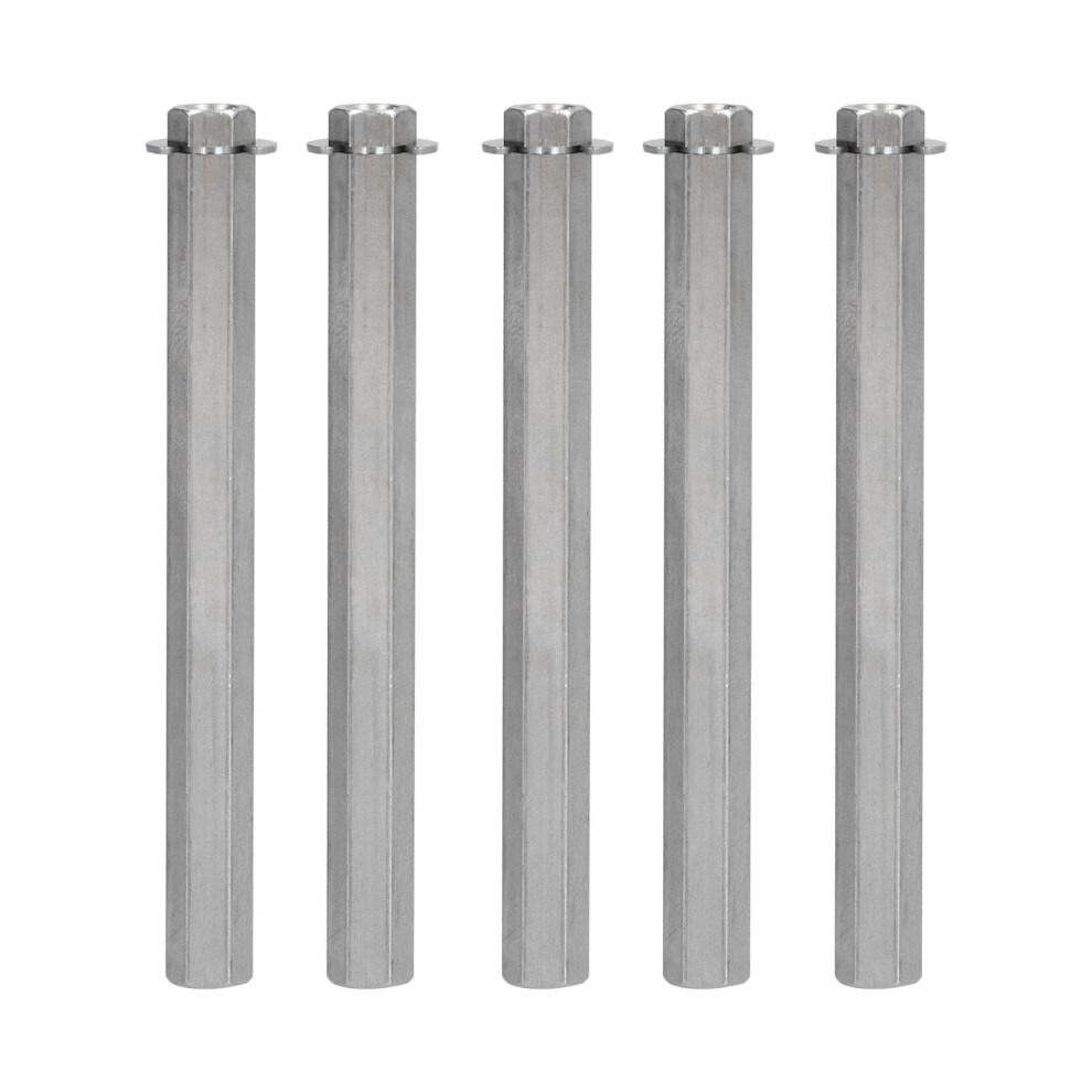 5Pcs Stainless Steel Long Rod Nut Hex Coupling For Gobilda 8Mm 7901390717697