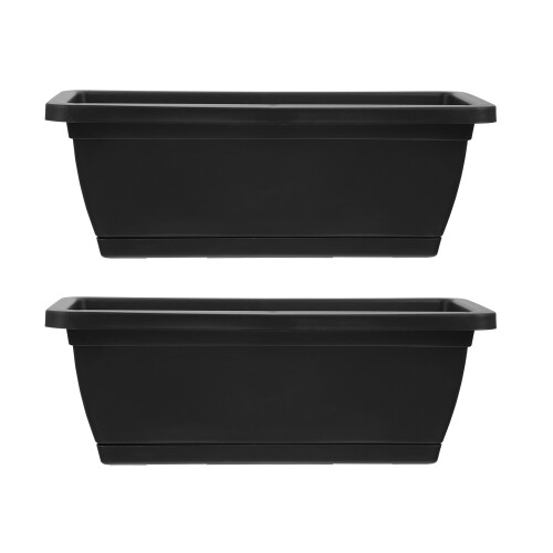 2 pièces jardinière rectangulaire bac à légumes pot balcon 1