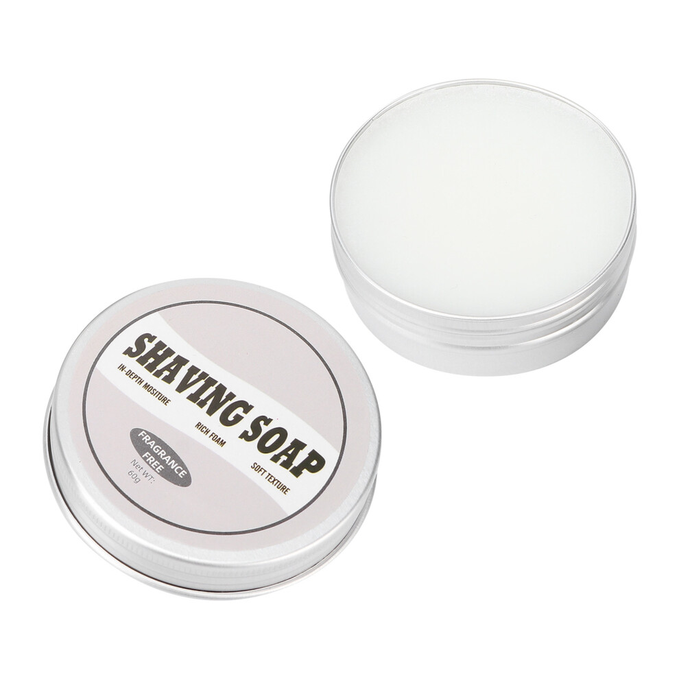 Men's Shaving Soap 60g Rich Foam Non-Irritating for Home Salon