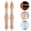 2Ud Columnas Romanas De Madera Para Repisa Y Decoración Interior Caqui 11