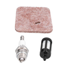Aluminium Kraftstofffilter Zündkerzen-Set für Rasenmäher Trimmer Fs38-Fs55