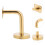 Treppengeländer Halterung 9,50x7,70x5,00 Cm Golden 8