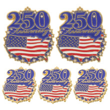 5St Metalen Usa Patriottische Pins Kleding En Vieringen