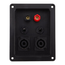 6Connecteurs Terminaux Haut-Parleur, Boîtier Noir, Pour Audio