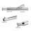 45mm/1.8in Universal Motorcycle Exhaust Pipe Silver Iron Modified Pipe 3