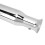 45mm/1.8in Universal Motorcycle Exhaust Pipe Silver Iron Modified Pipe 5