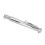45mm/1.8in Universal Motorcycle Exhaust Pipe Silver Iron Modified Pipe 7