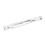 45mm/1.8in Universal Motorcycle Exhaust Pipe Silver Iron Modified Pipe 11