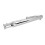 45mm/1.8in Universal Motorcycle Exhaust Pipe Silver Iron Modified Pipe 16