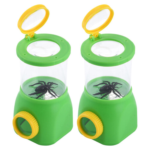 4Pcs Acrylic Magnifier Insect Catcher Boxes for Kids Explorer Kit 1