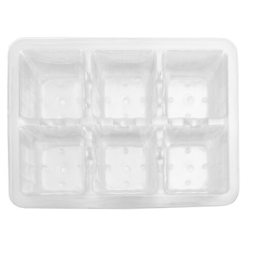 10St Plastic Kweekpot Transparante Zaailinghouder Voor 2