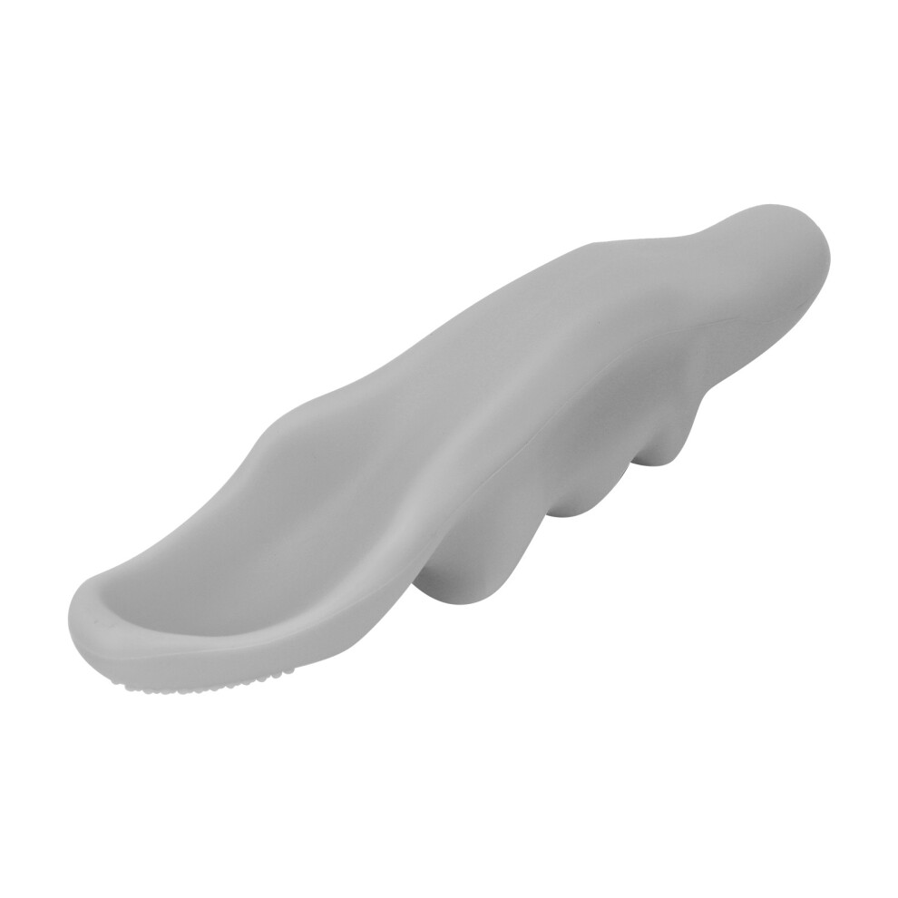 Silicone Deep Tissue Thumb Massager for Soreness & Pain Relief 16cm Gray