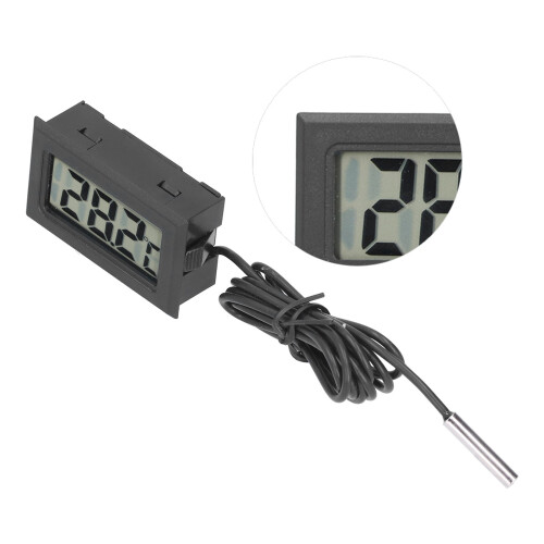 Termómetro electrónico integrado, mini termómetro digital impermeable para exteriores. 1