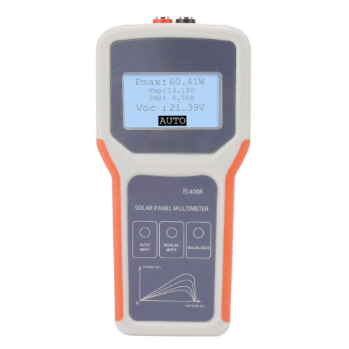 Upgraded LCD Solar Panel Multimeter Multifunctional LCD Solar PV Panel MPPT Tester with Backlight for Photovoltaic Panel 1