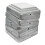 Fence Post Toppers Guard Bars Steel Silver 10pcs 5