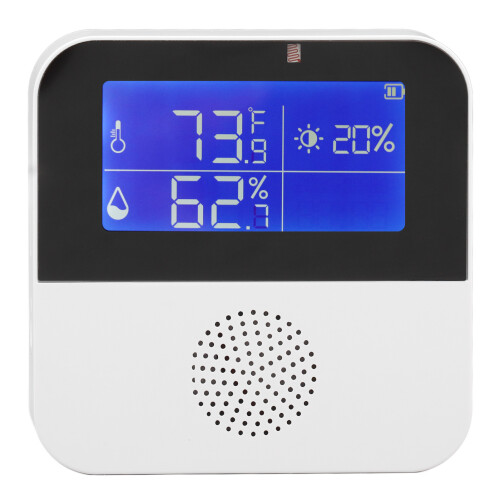 Termômetro e higrômetro inteligente de alta precisão com sensor de temperatura e umidade Wi-Fi e tela LCD de 2,9 polegadas. 1